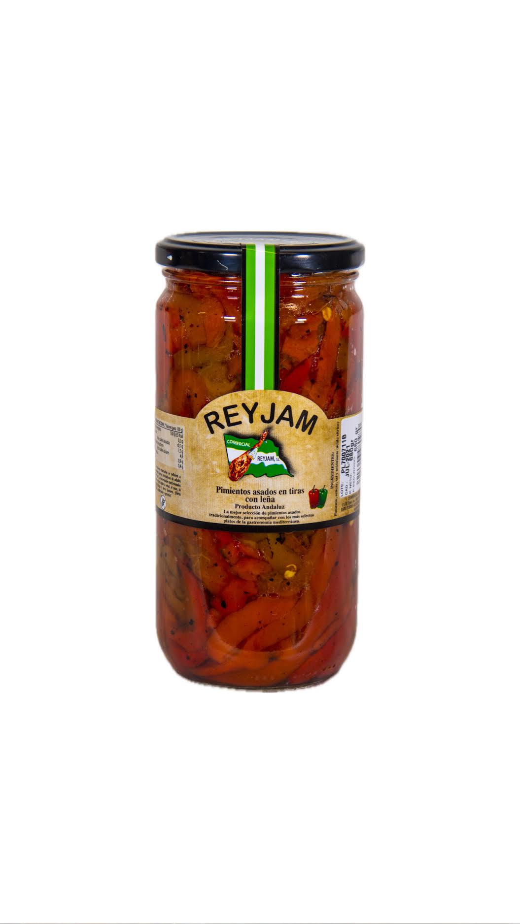Pimiento asado. Reyjam. 600gr.