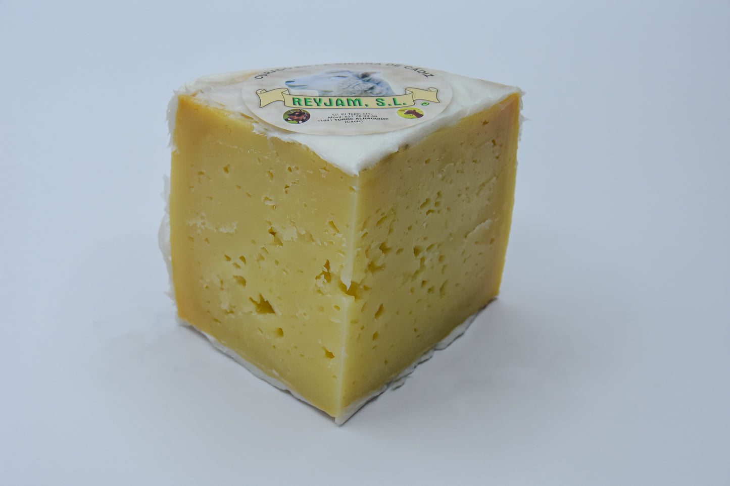 Queso en Manteca Ibérica Cuña. Reyjam.