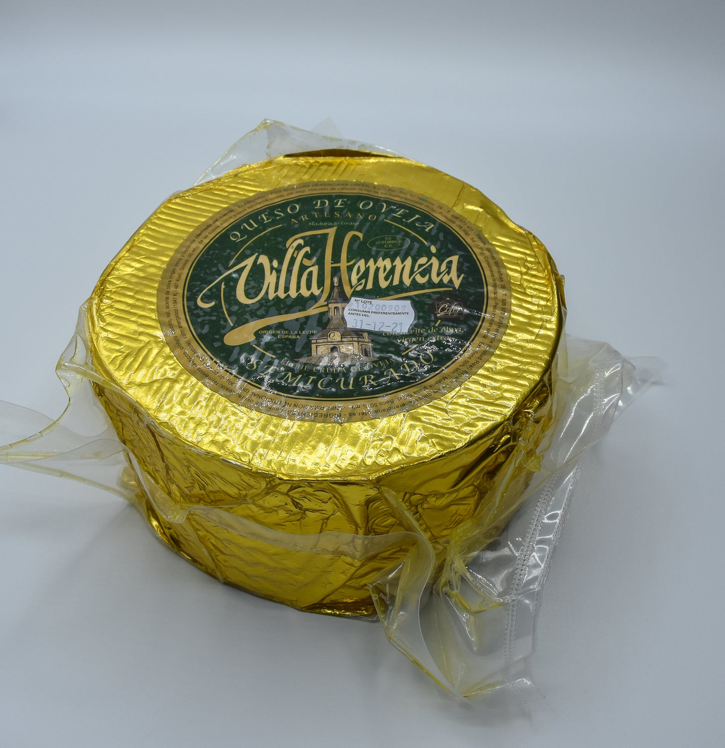 Queso Semicurado en Aceite de Oliva. Villaherencia.