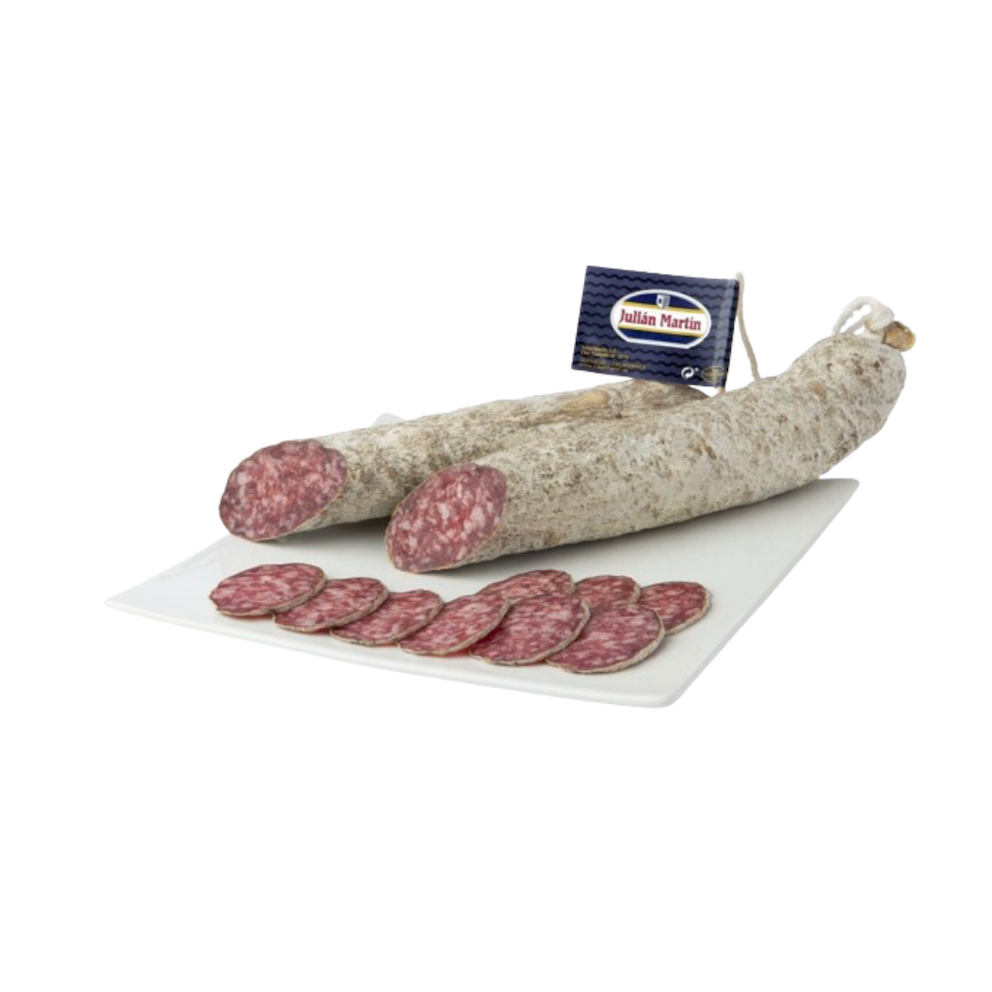 Salchichón Cebo Cular Ibérico. Media Pieza. Julián Martín.