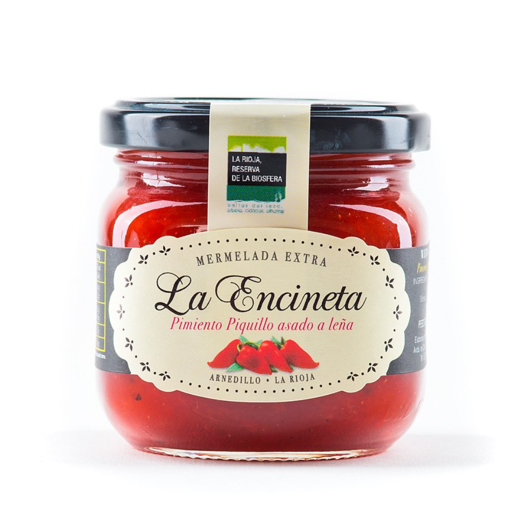 Mermelada de Pimiento Piquillo asado a leña. La Encineta.