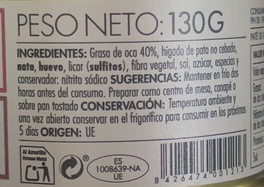 Mousse de Oca. Etxenike.